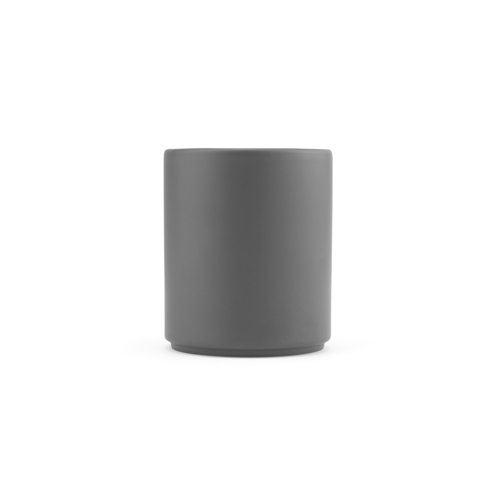 Mug sans anse en céramique personnalisé 240ml Tiber 250 Gris foncé